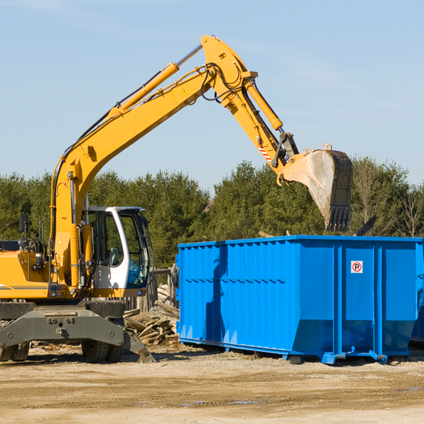 what kind of customer support is available for residential dumpster rentals in Chacon